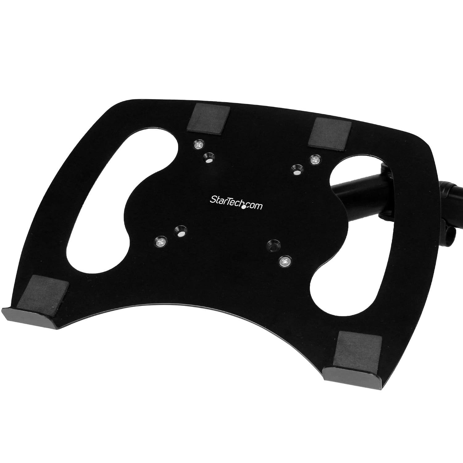 StarTech.com Laptop Monitor Stand, Computer Monitor Stand, Full Motion Articulating, VESA Desk Mount for Displays up to 27' (17.6lb/8kg)