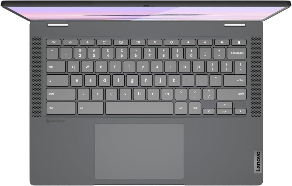 Lenovo IdeaPad Flex 5i Chromebook Plus 2-in-1 Laptop, 14' WUXGA Touchscreen, Intel 6-Core i3-1315U, 8GB RAM, 128GB eMMC + 256GB SD Card, Intel UHD Graphics, Wi-Fi 6, Backlit Keyboard, Chrome OS