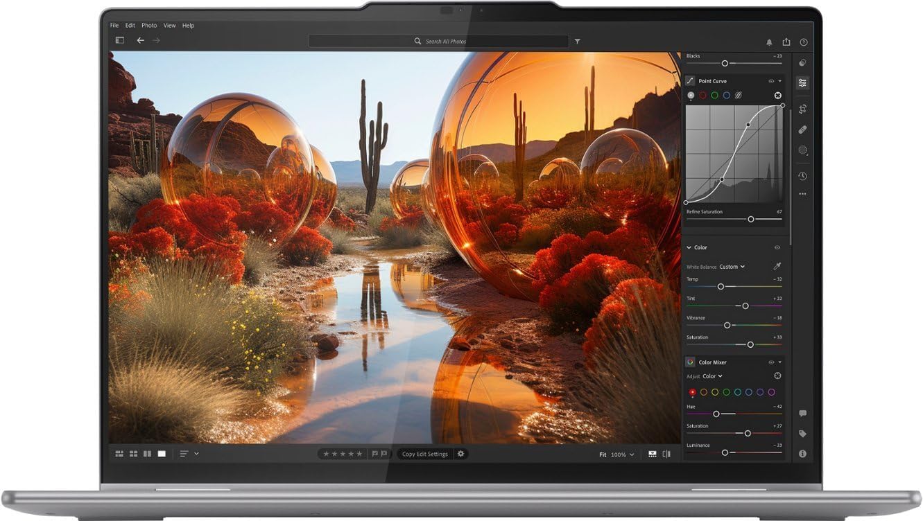 Lenovo Yoga 7 2-in-1 AI PC Laptop | 16' WUXGA Touch | AMD Zen4 8-core Ryzen 7 8840HS (>i7-12700H) | 16GB DDR5 1TB SSD | Backlit Fingerprint Long-Lasting Battery Rapid Charging Win11 w/DLCA Accessory