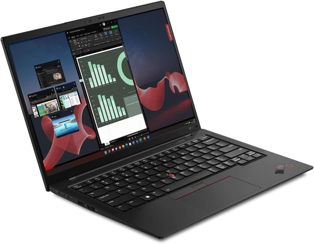 Lenovo Gen 11 ThinkPad X1 Carbon Laptop with Intel Core i7-1365U vPro Processor, 14' WUXGA 100% sRGB Non-Touch Display, 32GB LPDDR5 RAM, 1TB Gen4 Performance SSD, Thunderbolt, and Windows 11 Pro