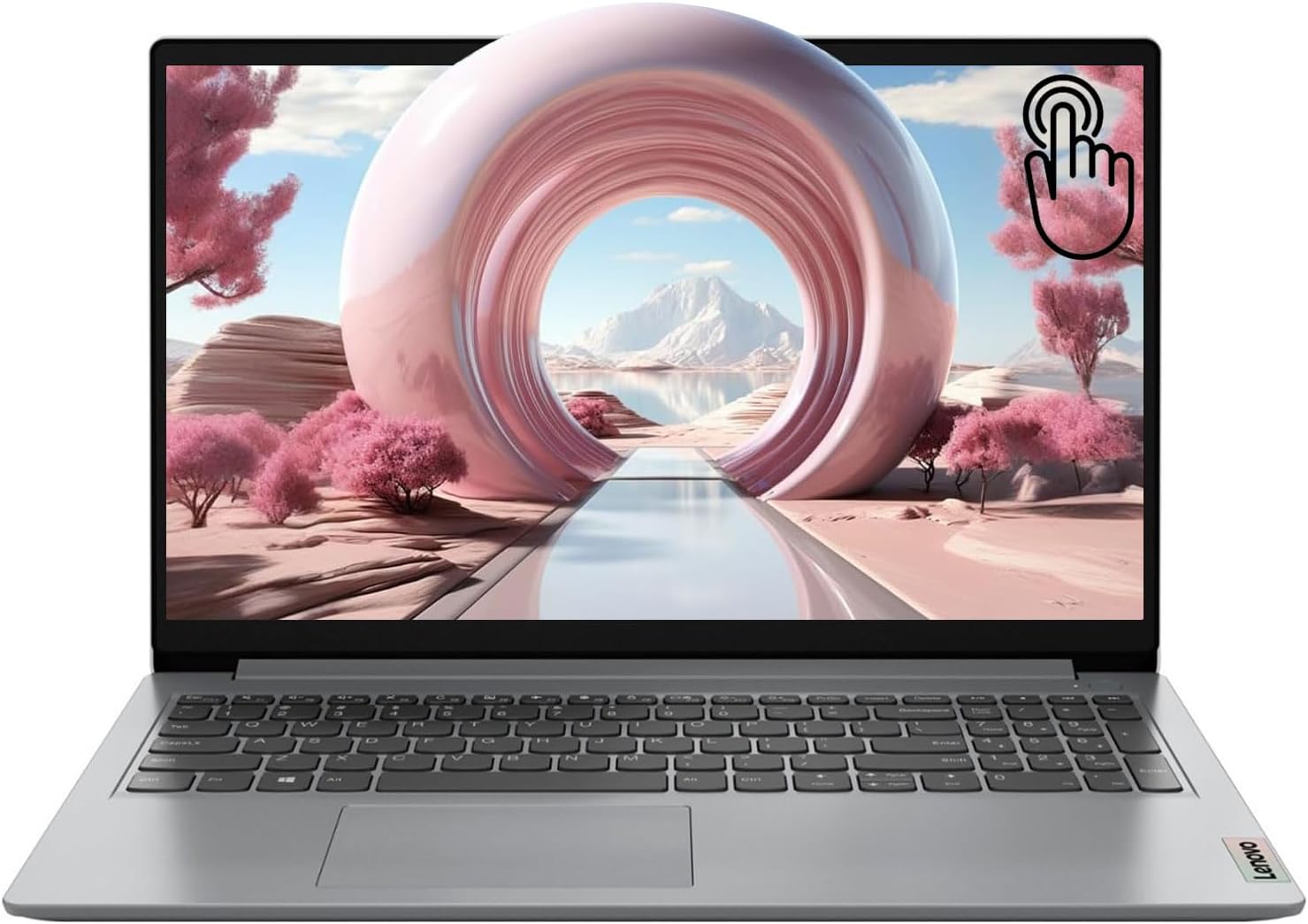Lenovo 2024 IdeaPad 1 Gen 7 Laptop, 15.6' FHD Touchscreen, Intel Core i3-1215U, 12GB RAM, 512GB SSD, SD Card Reader, HDMI, Webcam, Wi-Fi 6, Windows 11 Home, Grey