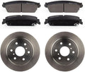 Rear Brake Pads and Rotors Kit, Replacement Brakes Kit for Chevrolet Silverado 1500 4.8L 2007-2013, for Chevy Silverado 1500 5.3L 2007-2013, for Chevrolet Silverado 1500 6.0L 2007-2009