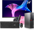 Lenovo Desktop Computer ThinkCentre M800 SFF PC, Intel Core i5 6500 3.2GHz, 16GB RAM, 1TB SSD, New KOORUI 24' FHD Monitor,WiFi,Bluetooth,Wireless Keyboard Mouse,HDMI (Renewed)