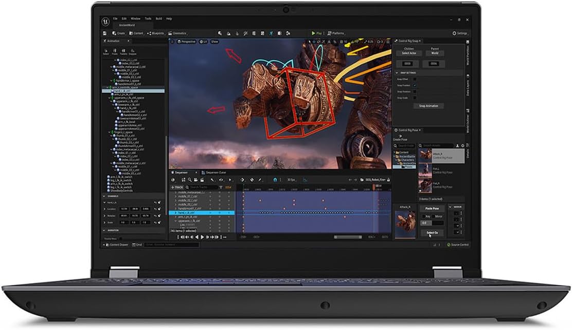 Lenovo ThinkPad P16 Gen 2 21FA002XUS 16' Mobile Workstation - WQXGA - 2560 x 1600 - Intel Core i7 13th Gen i7-13700HX Hexadeca-core (16 Core) - 32 GB Total RAM - 1 TB SSD - Villi Black, Storm Gray