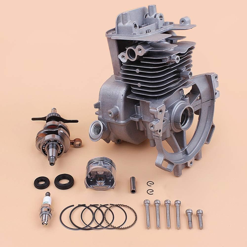 39MM Motor Cylinder Crankcase Crankshaft Piston Kit Fit for Honda GX35 GX35NT 35.8cc Gas Small Engine Trimmer Brushcutter Lawnmower