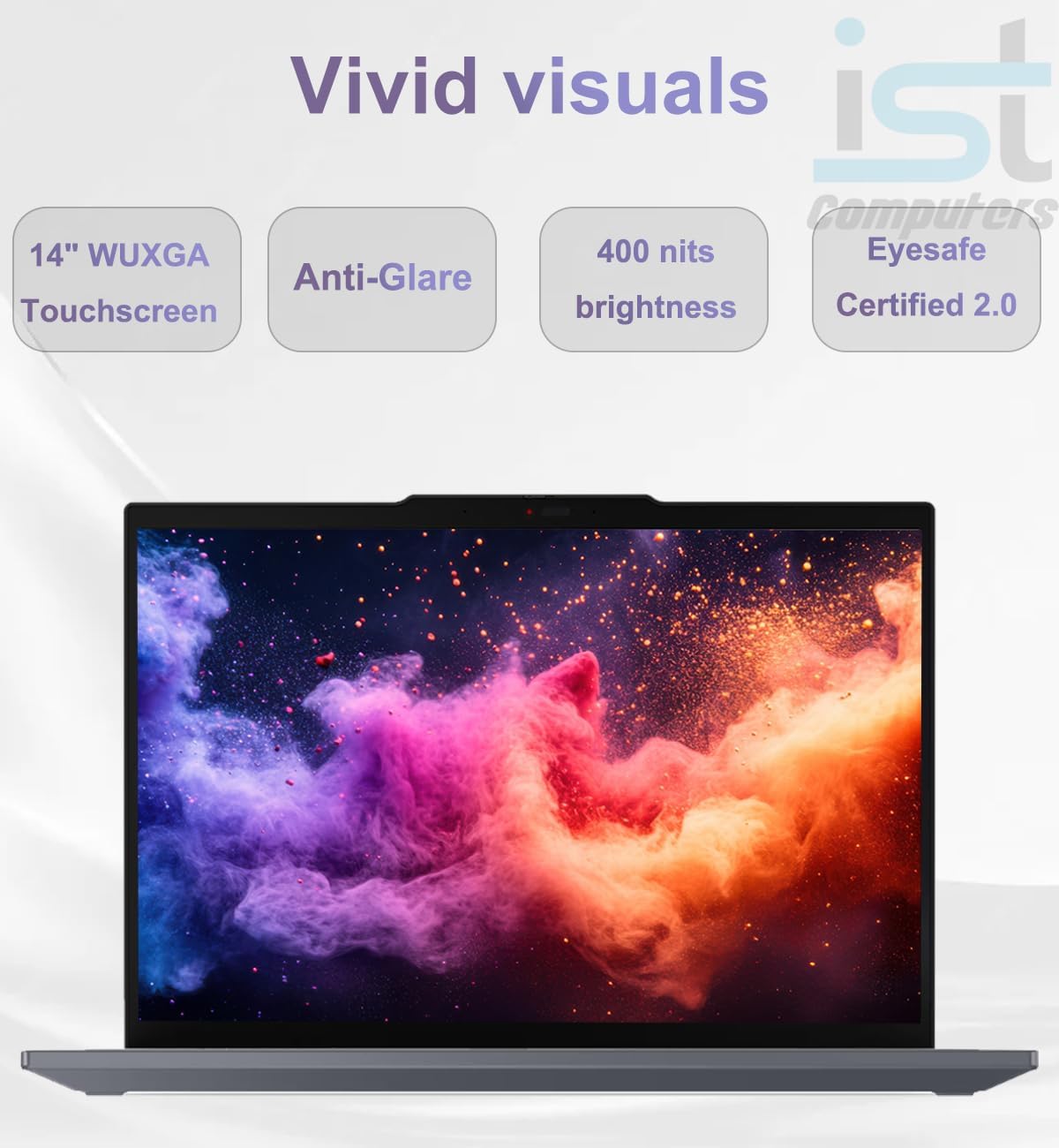 Lenovo ThinkPad T14 Gen 5 Business AI PC Laptop (14' FHD+ Touchscreen, Intel 12-Core Ultra 7 155U (> i7-1355U), 64GB DDR5, 2TB SSD) 5MP IR Webcam, 2x Thunderbolt 4, Fingerprint, Backlit KB, Win 11 Pro