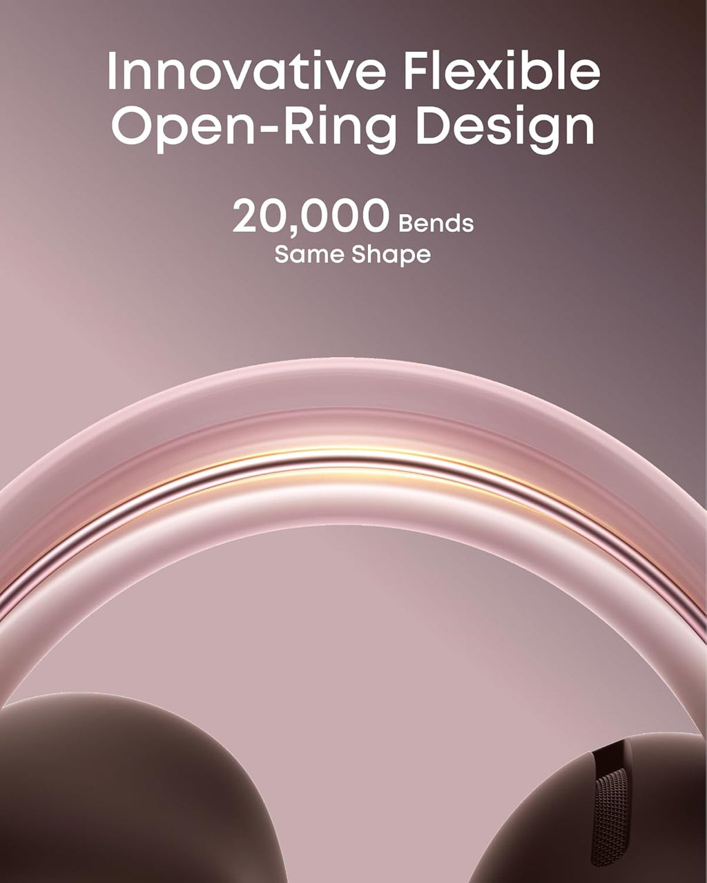 Soundcore AeroClip by Anker, Open-Ear Earbuds, Clip-On Headphones, Adaptive Comfort, Clear Calls with 4 Mics and AI, Stable Fit, 12mm Drivers for Powerful Bass, Hi-Res, Open-Ring Design