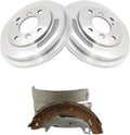 Rear Brake Drum & Shoe Kit 4 Lug for Ford for Fiesta 2011-2016 8V5Z2200A BE8Z2200B 901-12624