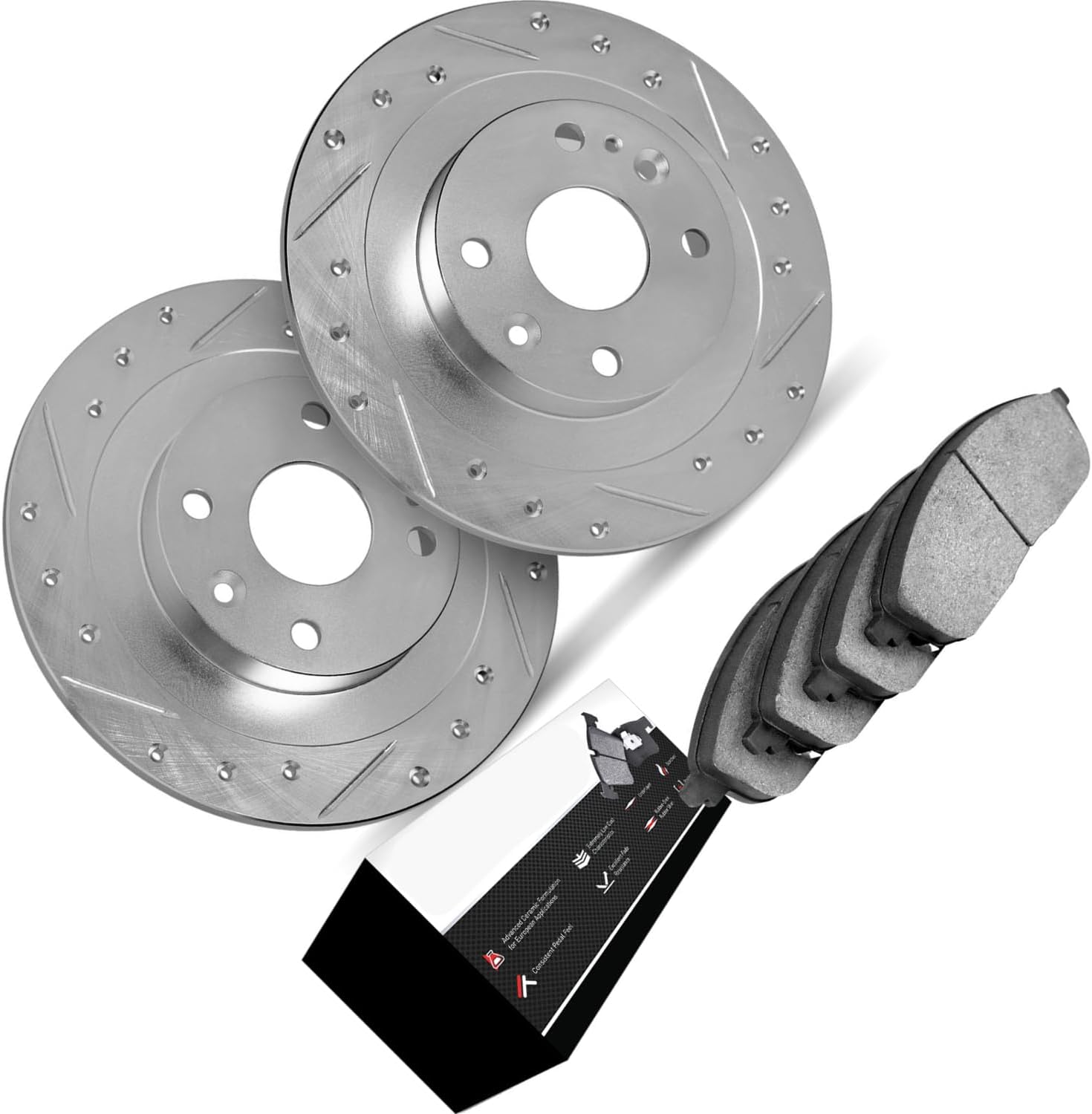 Disc Brake Kit Rear fits Ford Focus 2001 2002 2003 2004 2005 2006 2007 1 Pcs