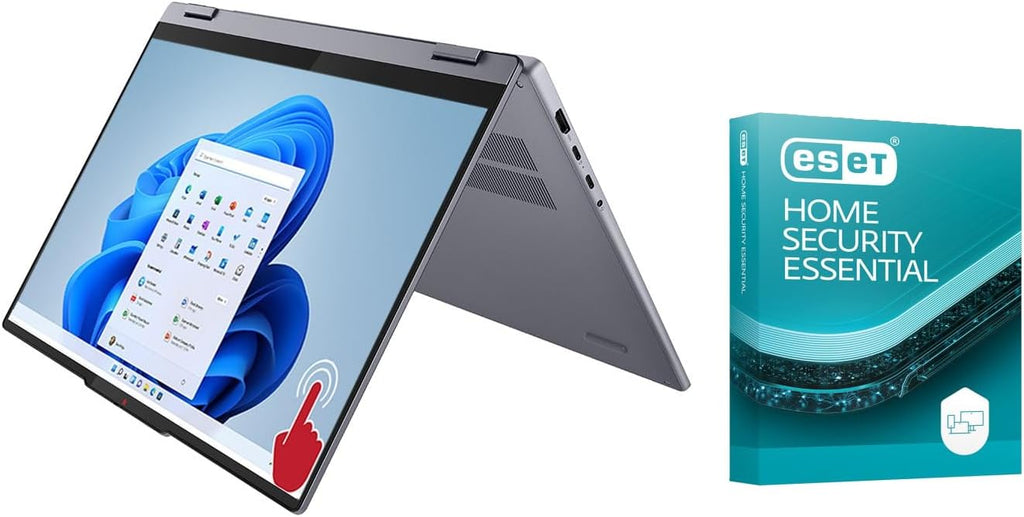 Lenovo IdeaPad 5 16AKP10 16' WUXGA IPS Touchscreen Copilot+ 2-in-1 Laptop, AMD Ryzen AI 7 350 2.0GHz; 16GB LPDDR5x-6400 RAM; 1TB Solid State Drive; Radeon 860M Graphics w/3 Year ESET Anti-Virus