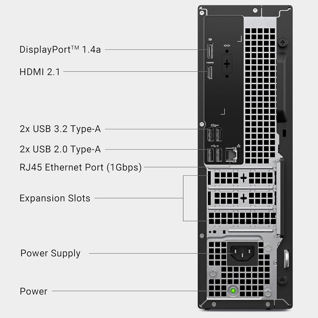 Dell 2025 ECS1250 Business Desktop - Intel Ultra 7-265K(20Core, 20Threads), Ultra-Quiet Design, 64GB DDR5 RAM, 2TB PCIe SSD + 512GB Portable SSD, SD-Card Reader, Dual 4K Monitor Support, Windows11