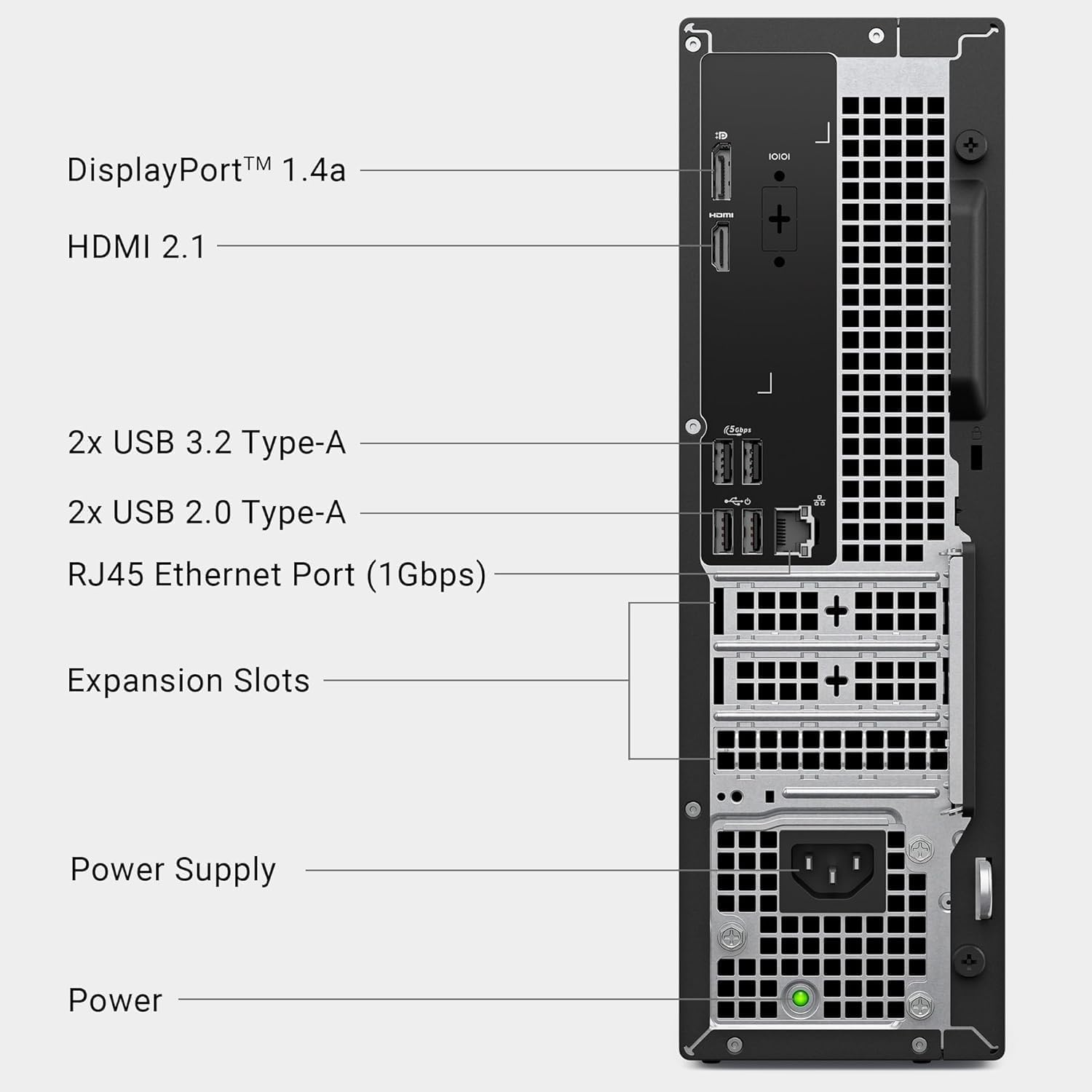 Dell 2025 ECS1250 Business Desktop - Intel Ultra 7-265K(20Core, 20Threads), Ultra-Quiet Design, 64GB DDR5 RAM, 2TB PCIe SSD + 512GB Portable SSD, SD-Card Reader, Dual 4K Monitor Support, Windows11