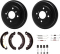 Rear Brake Kit Drum Brake Hardware Kit Drum Brake Shoe for Ford Fiesta 2011 2012 1.6L L4