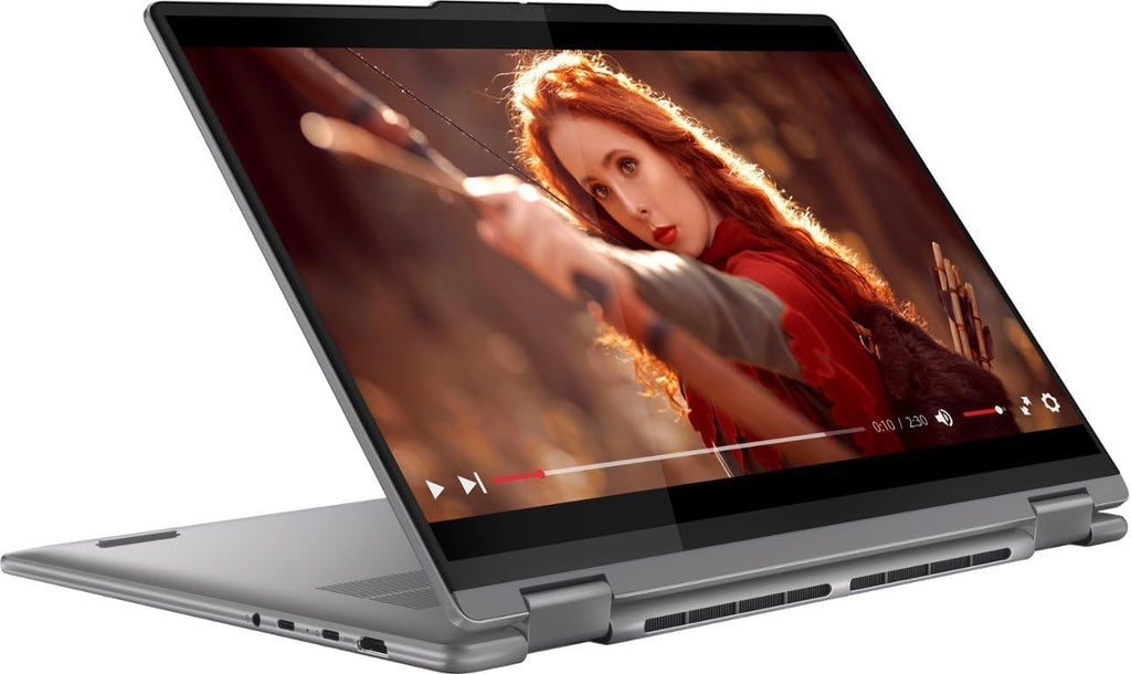 Lenovo Yoga 7 2-in-1 AI PC Laptop | 16' WUXGA Touch | AMD Zen4 8-core Ryzen 7 8840HS (>i7-12700H) | 16GB DDR5 1TB SSD | Backlit Fingerprint Long-Lasting Battery Rapid Charging Win11 w/DLCA Accessory