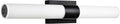 Linea di Liara Perpetua Modern LED Bathroom Vanity Light Bar 30 Inch Matte Black Bathroom Light Fixtures Over Mirror and Over Sink, Dimmable White Frosted Glass Shade, UL Listed
