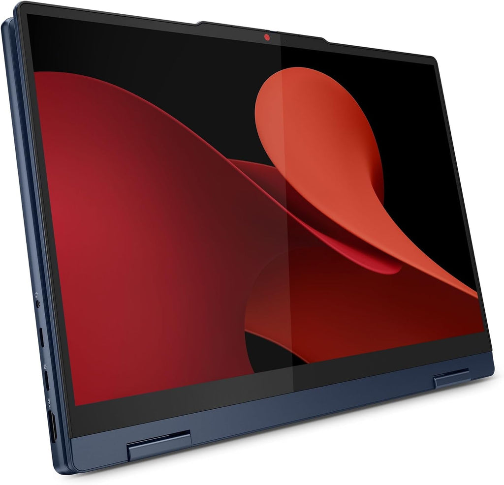 Lenovo 2025 IdeaPad 5 2-in-1 14AHP9 Personal Laptop - 14' 1920x1200 Touchscreen - 8-Core AMD Ryzen 7 8845HS - 16GB RAM 1TB SSD - Wi-Fi 6 - Fingerprint Reader - 1080p FHD Camera - W11P - Cosmic Blue