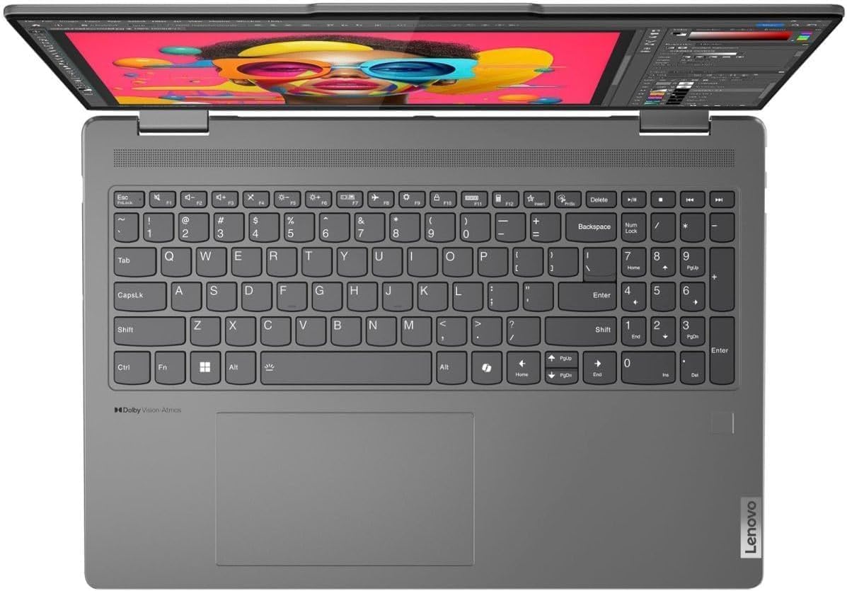 Lenovo Yoga 7 16 2-in-1 AI PC Laptop 16' WUXGA IPS Touch Glossy Intel 12-core Ultra 7 155U 16GB RAM 1TB SSD Backlit Fingerprint Thunderbolt FHD IR Privacy Camera Win11Pro + 3-in-1 Accessories