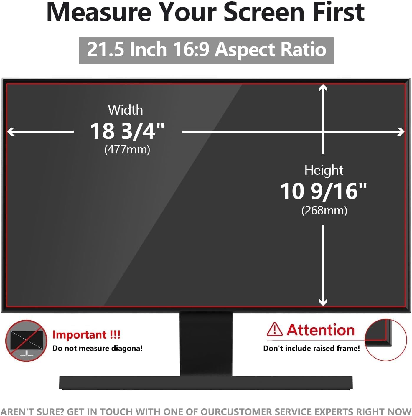 [5 Pack 24 Inch Computer Privacy Screen Shield for 16:9 Widescreen Desktop Monitor - Anti-Glare Blue Light Privacy Filters and Anti Spy Privacy Screen Protector Film