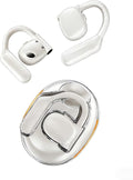 Open Ear Headphones Wireless Bluetooth 5.4 Open Ear Earbuds Wireless Headphones Bluetooth Touch Control Air Conduction Stereo Sound with 15.4mm Drivers Open Ear Headphones 80H Playtime Workout wite