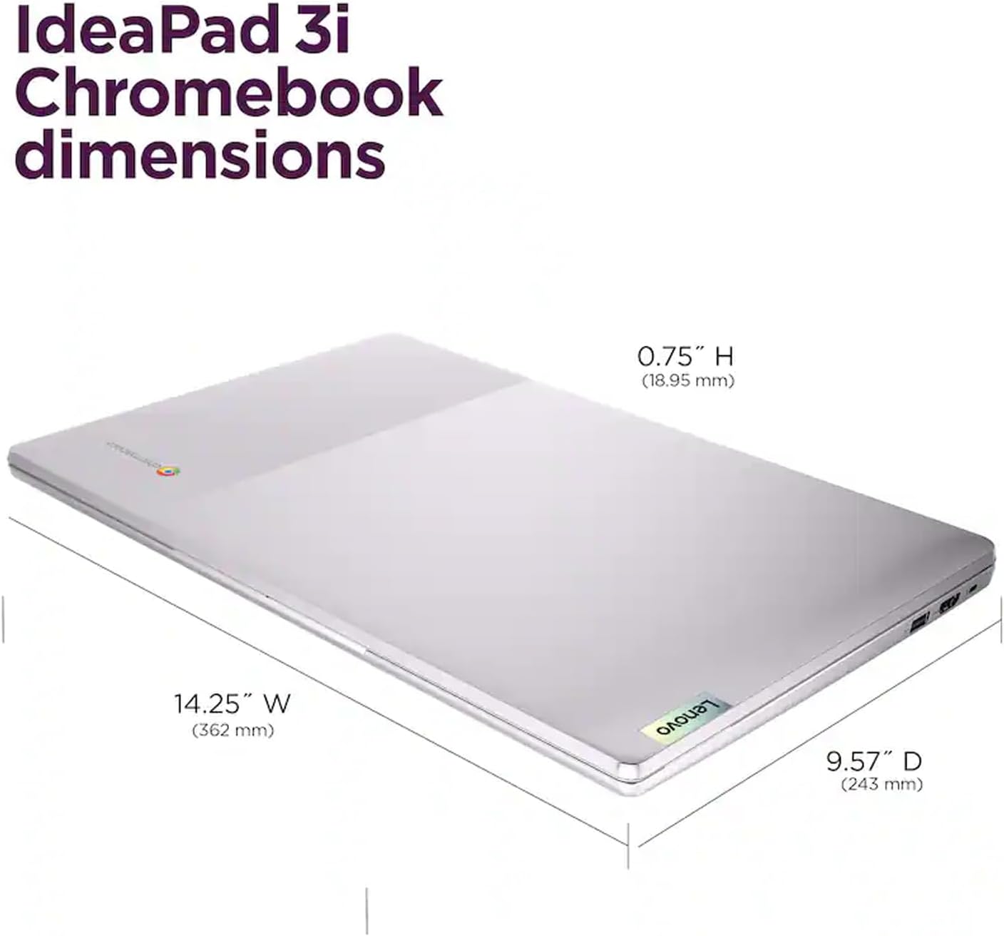 Lenovo IdeaPad 3i Chromebook Laptop, 15.6'' FHD (1920 x 1080) Touchscreen Display, 4-Core Intel Pentium Silver N6000, 8GB LPDDR4x RAM, 128GB eMMC, Wi-Fi 6, Chrome OS, Arctic Grey, EAT Wireless Earbuds