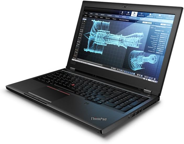 Lenovo 15.6' ThinkPad P52 LCD Mobile Workstation Intel Core i7 (8th Gen) i7-8750H Hexa-core (6 Core) 2.2GHz 8GB 1TB HDD Windows 10 Pro 64-bit Model 20M9000KUS