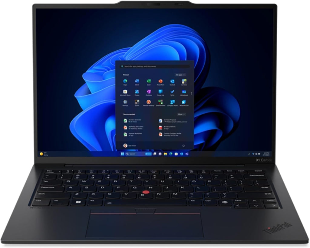 Lenovo Gen 12 ThinkPad X1 Carbon Laptop with Intel Ultra 7 165U vPro Processor, 14' OLED 2.8K Non-Touch Anti-Glare Display, 64GB 6400MHz RAM, 1TB Gen4 Performance SSD, FHD+ IR+ RGB Camera, Win 11 Pro