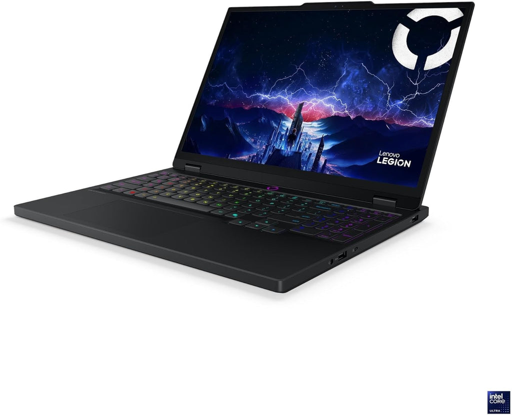 Lenovo 2025 Legion 5 15.1' WQXGA 165Hz OLED Laptop 20-Core Intel Core i7-14700HX NVIDIA GeForce RTX 5060 24GB DDR5 1TB SSD USB-C w/DP WiFi BE RJ-45 BT Webcam HDMI2.1 RGB Backlit KB Windows 11 Home