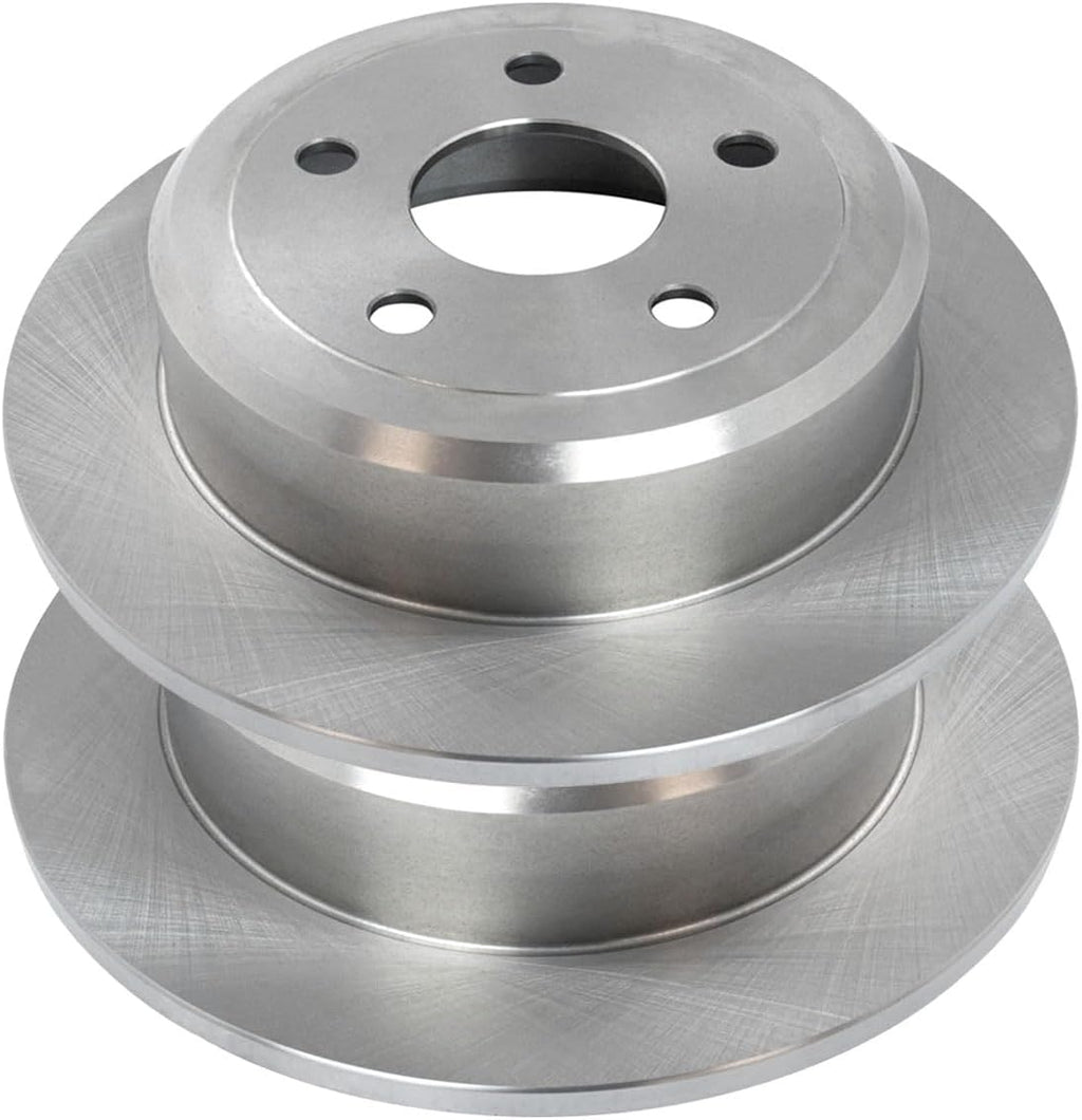 AutoShack Front & Rear Brake Rotors & Premium Pads for Jeep, Wrangler 2007-2017 Wrangler JK 2018, 4WD RWD V6 3.6L 3.8L