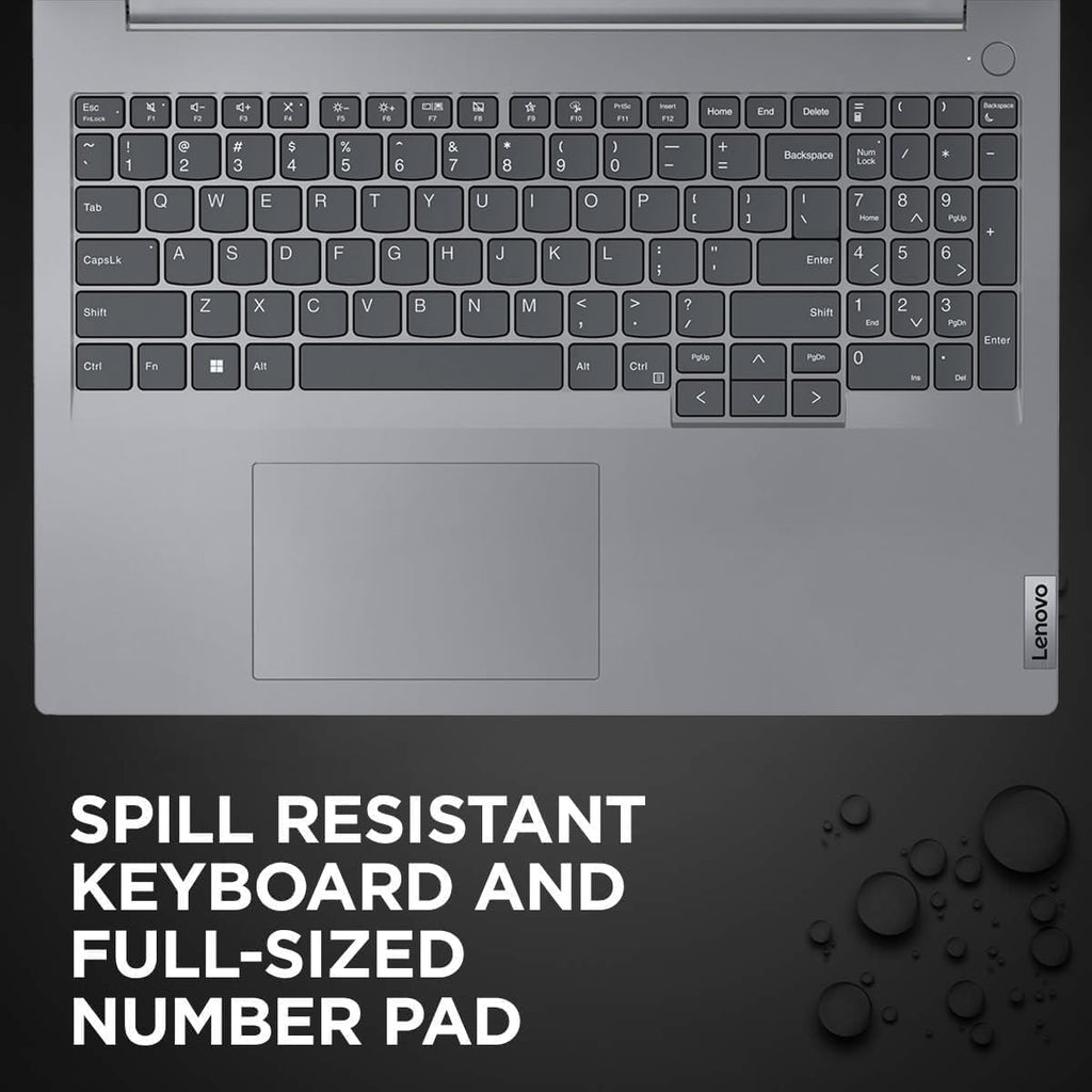 Lenovo ThinkBook 16 Gen 6 Business Laptop (16' FHD+ Touchscreen, Intel 8-Core i5-13420H (> i7-1255U), 16GB DDR5 RAM, 512GB SSD), Thunderbolt 4, Ethernet, Webcam, Wi-Fi 6, Win 11 Pro w/Copilot, Grey