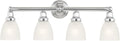 Livex Lighting 1024-05 Classic 4-Light Bath Light, Chrome