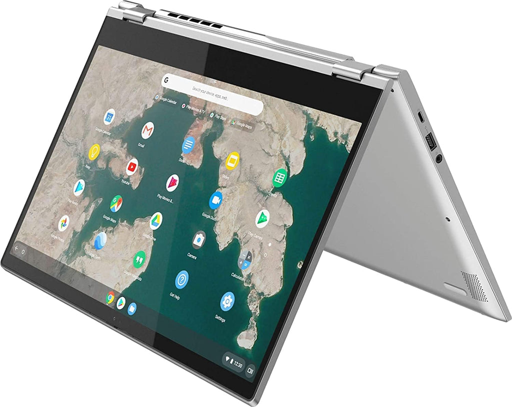 Lenovo C340 15.6'' FHD Touchscreen 2-in-1 Chromebook Laptop, Intel i3 CPU(Up to 3.4GHz), 4GB RAM, 320GB Space(64GB eMMC+256GB MSD), USB-C, Wi-Fi, Bluetooth, Webcam, Chrome OS, Grey