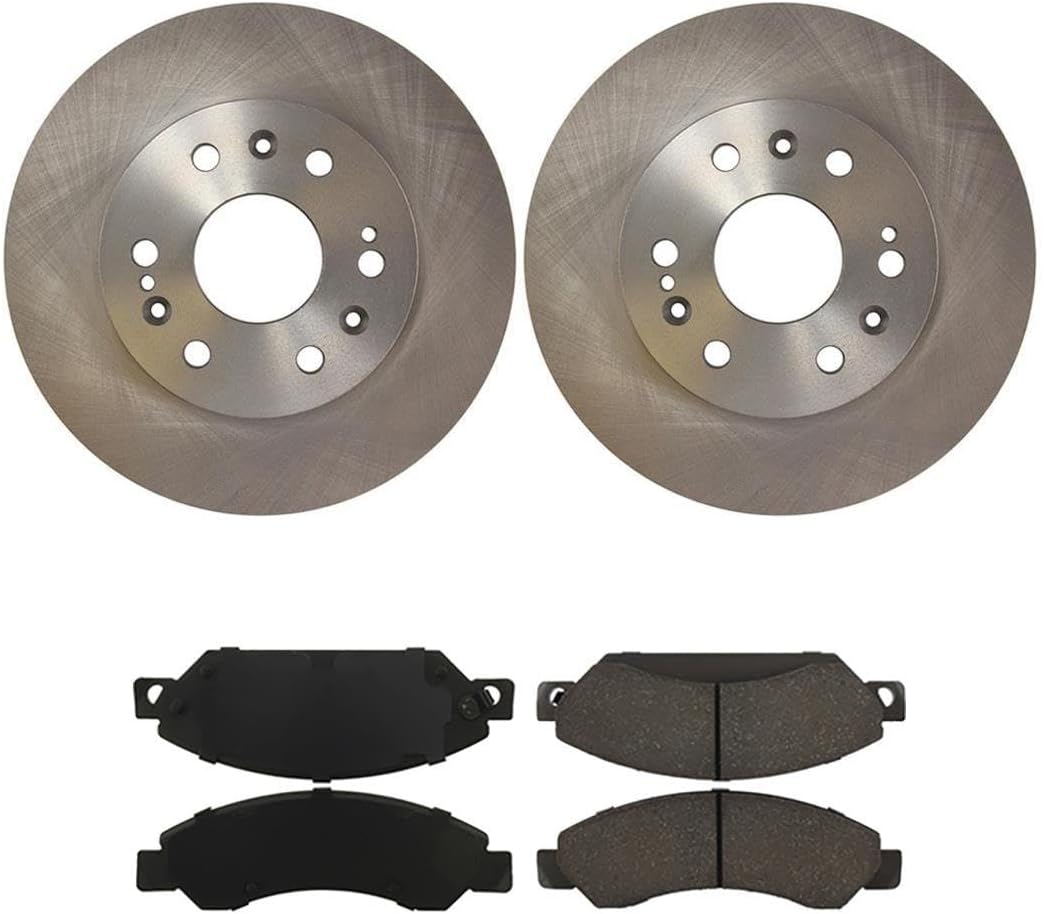 Brake Pads and Rotors Kit - Front Brakes and Rotors, Replacement Brake Kit fits Chevrolet Avalanche 2007-2007 fits Chevy Avalanche 2007-2007 fits Chevrolet Silverado 1500 2005-2007
