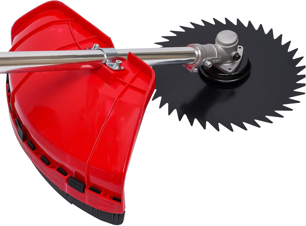 49Cc Gas Powered Hand Push Lawn Mower,2-Stroke Walk Behind Push Lawn Mower, Air-Cooled Cordless Petrol Hedge Trimmers,Rear Wheel Folds and Handle Height Adjustable for Lawn Garden Tree Trimming