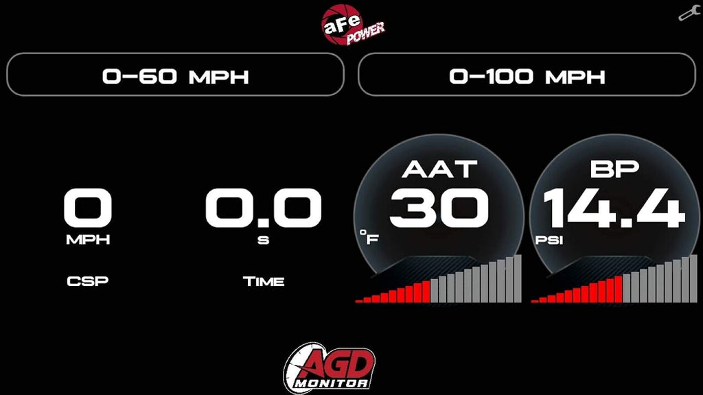 aFe Power 77-91001 AGD Advanced Gauge Display Digital 5-1/2 IN Monitor