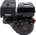 LOYALHEARTDY Gas Engine 4-Stroke 15HP 420CC Multi-Use Gas Motor Hand Pull Start Air Cooling Single-Cylinder OHV Gas Motor Gas Powered Lawn Mower Engine - Black, W57G734R6843R