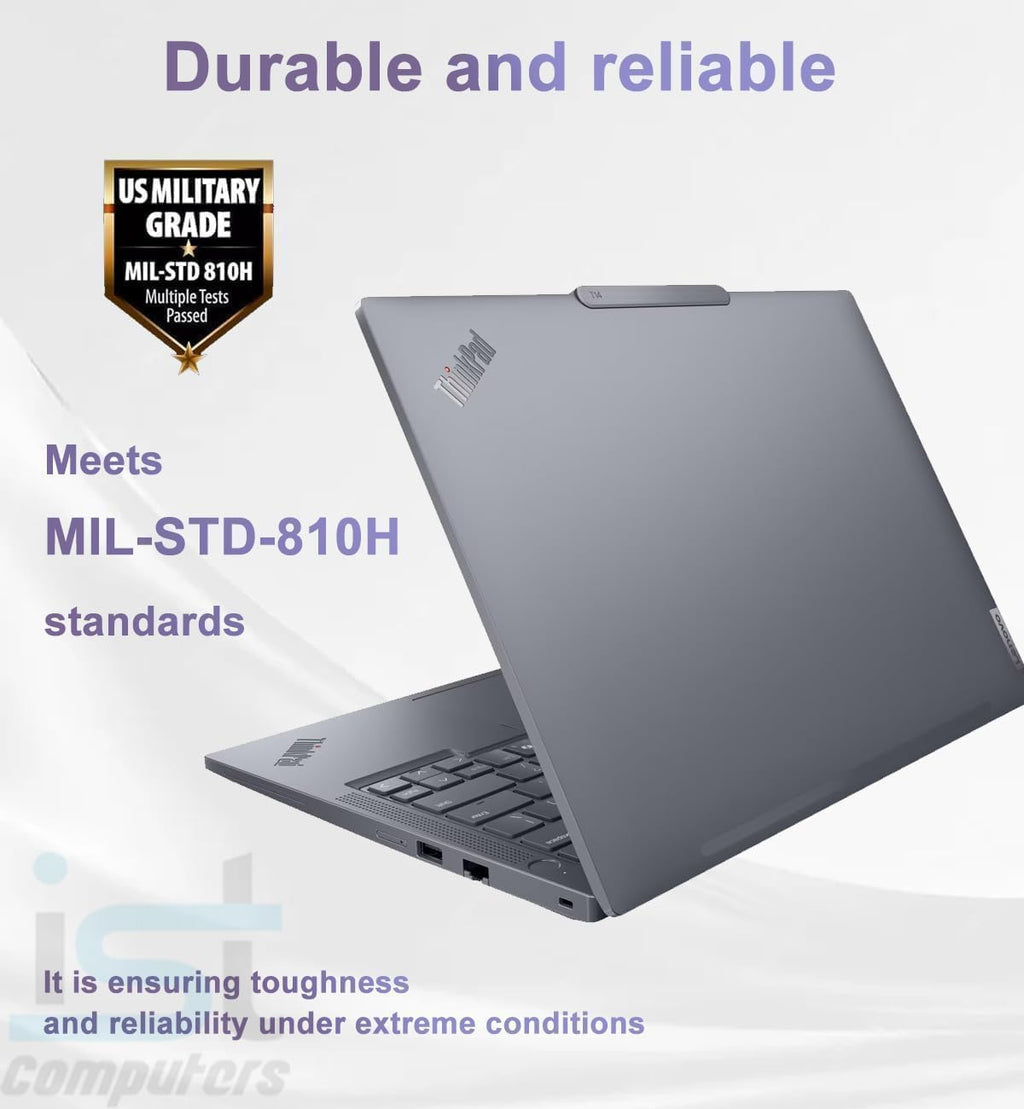 Lenovo ThinkPad T14 Business AI PC Laptop (14' FHD+ Touchscreen, Intel 12-Core Ultra 5 125U (> i7-1355U), 16GB DDR5 RAM, 512GB SSD), Backlit, Fingerprint, 5MP IR Webcam, 2x Thunderbolt 4, Win 11 Pro