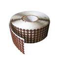 The Felt Store Button Rolls – ½ Diameter Medium Duty Felt Pads – 1/8' Thick, Floor & Furniture Protectors, Brown - 2850 PCS