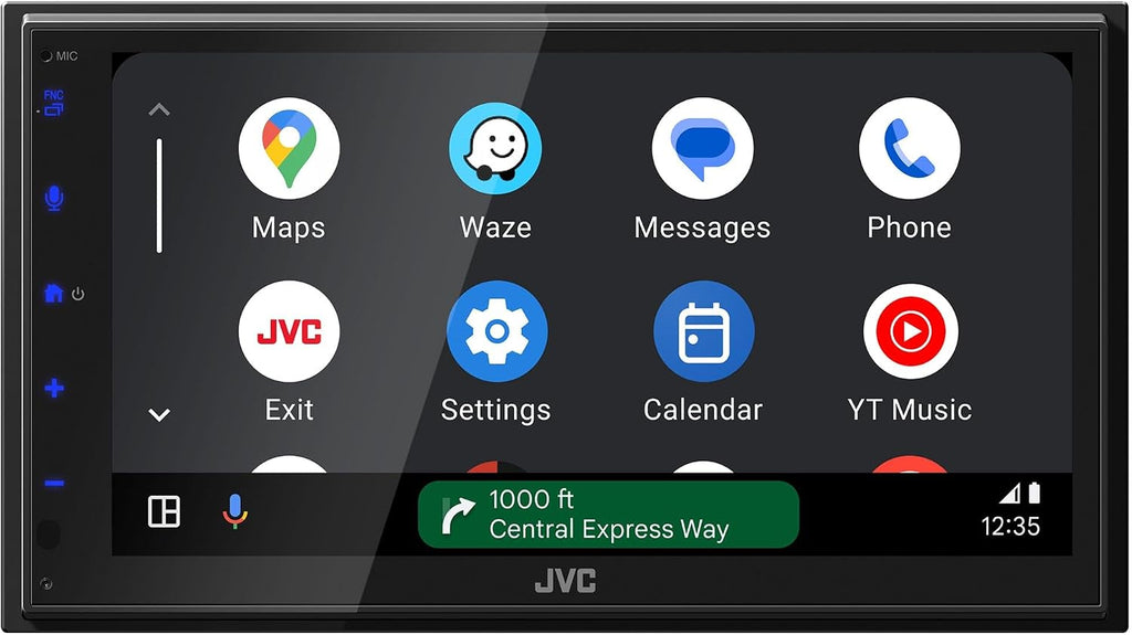 JVC KW-M695BW 6.8' Capacitive Touchscreen Car Stereo – Wireless Apple CarPlay & Android Auto, Bluetooth, iDatalink Maestro, SiriusXM Ready
