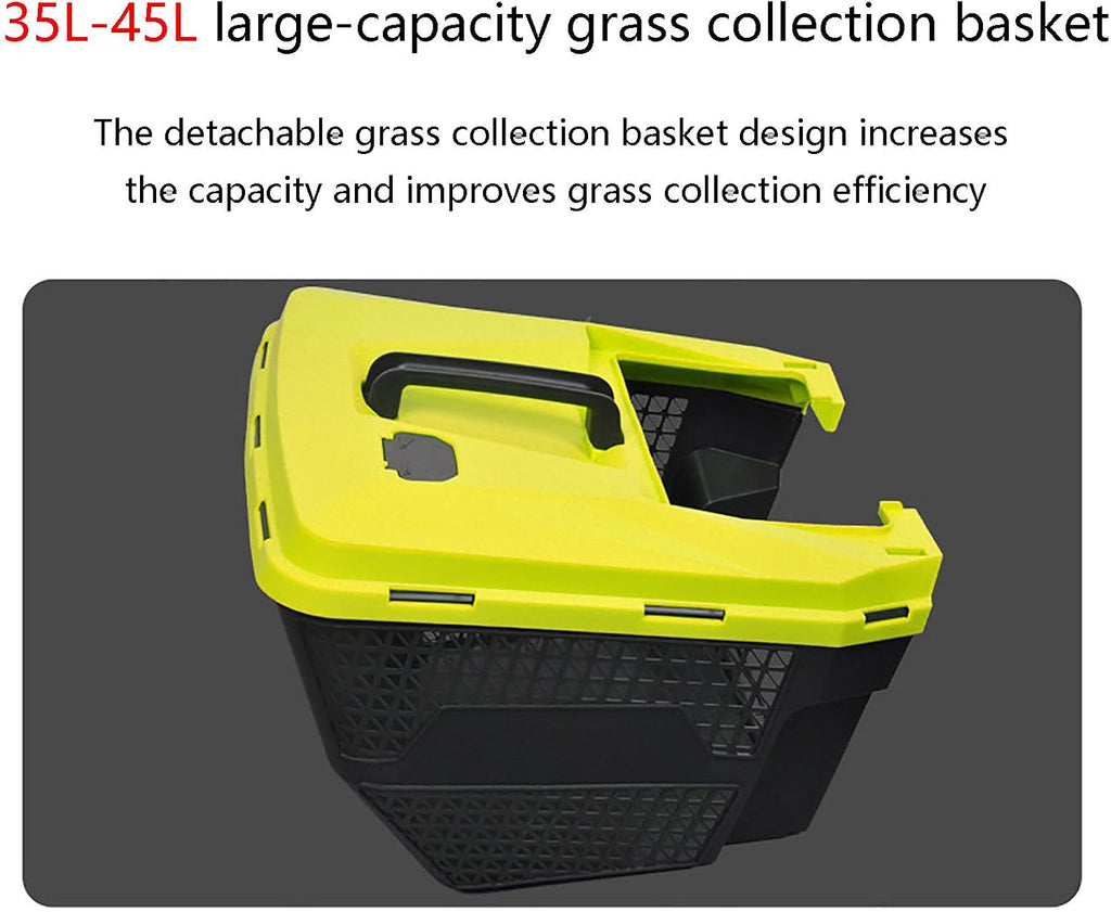 40V 33 cm(13 in) Cordless Electric Push Lawn Mower, with 3-Position Height Adjustment, Compact and Lightweight Battery Powered Lawn Mower (2 * 4AH Batteries & Charger Included)