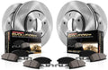PowerStop Front and Rear Brake Kit for Scion iM 2016 | Toyota Corolla iM 2017-18 - Z17 Ceramic Brake Pads & Disc Rotors Replacement, KOE7631