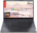 Lenovo IdeaPad 5 14 Inch Touchscreen Laptop | Backlit Keyboard, Fingerprint Reader | AMD Ryzen 7 5700U, 8-Core CPU | 8GB RAM, 512GB NVMe SSD | Windows 11 | Graphite Grey | WiFi-6 | HD 720p Webcam