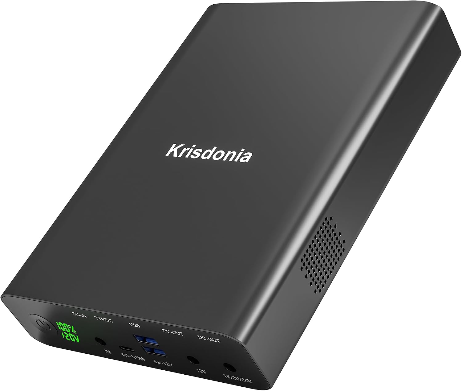 100W USB-C PD Power Bank, 64000mAh Portable Charger Battery Pack [PD 3.0 USB-C 100W + DC 12/16/20/24V + Quick Charge QC 3.0 Dual Ports] for Laptop, Tablet, Smartphone, Projector and More