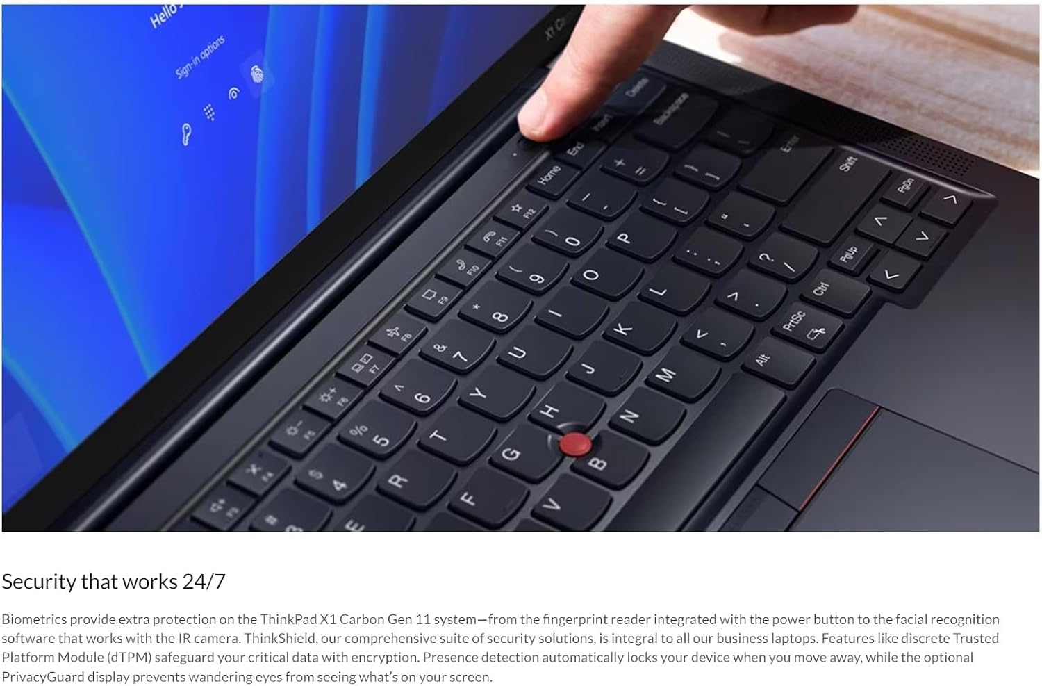 Lenovo Gen 11 ThinkPad X1 Carbon Laptop with Intel Core i7-1370P vPro Processor, 14' 2.8K OLED (2880 x 1800) Non-Touch Display, 64GB LPDDR5 RAM, 2TB Gen4 Performance SSD, Thunderbolt, and Win 11 Pro