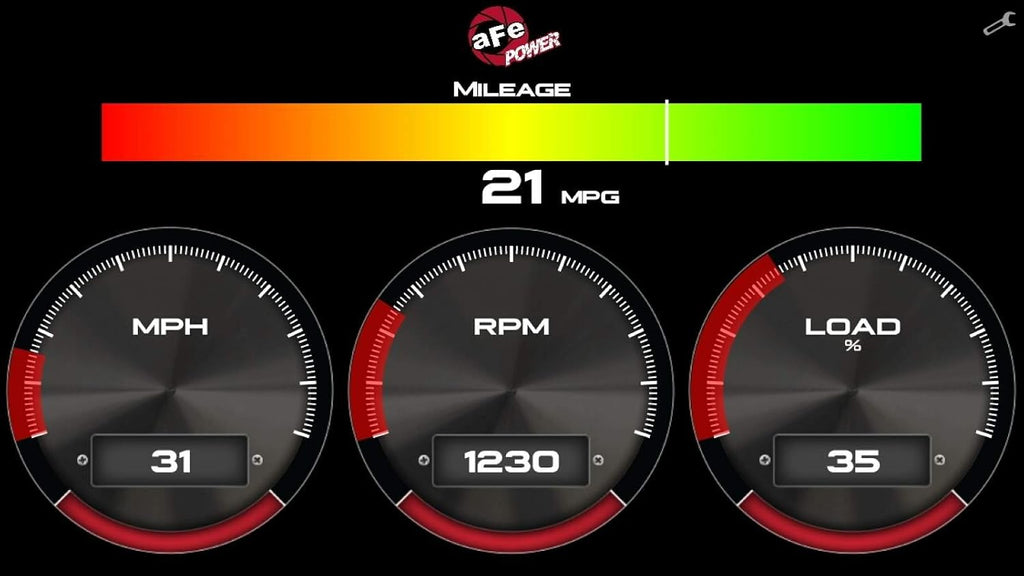 aFe Power 77-91001 AGD Advanced Gauge Display Digital 5-1/2 IN Monitor