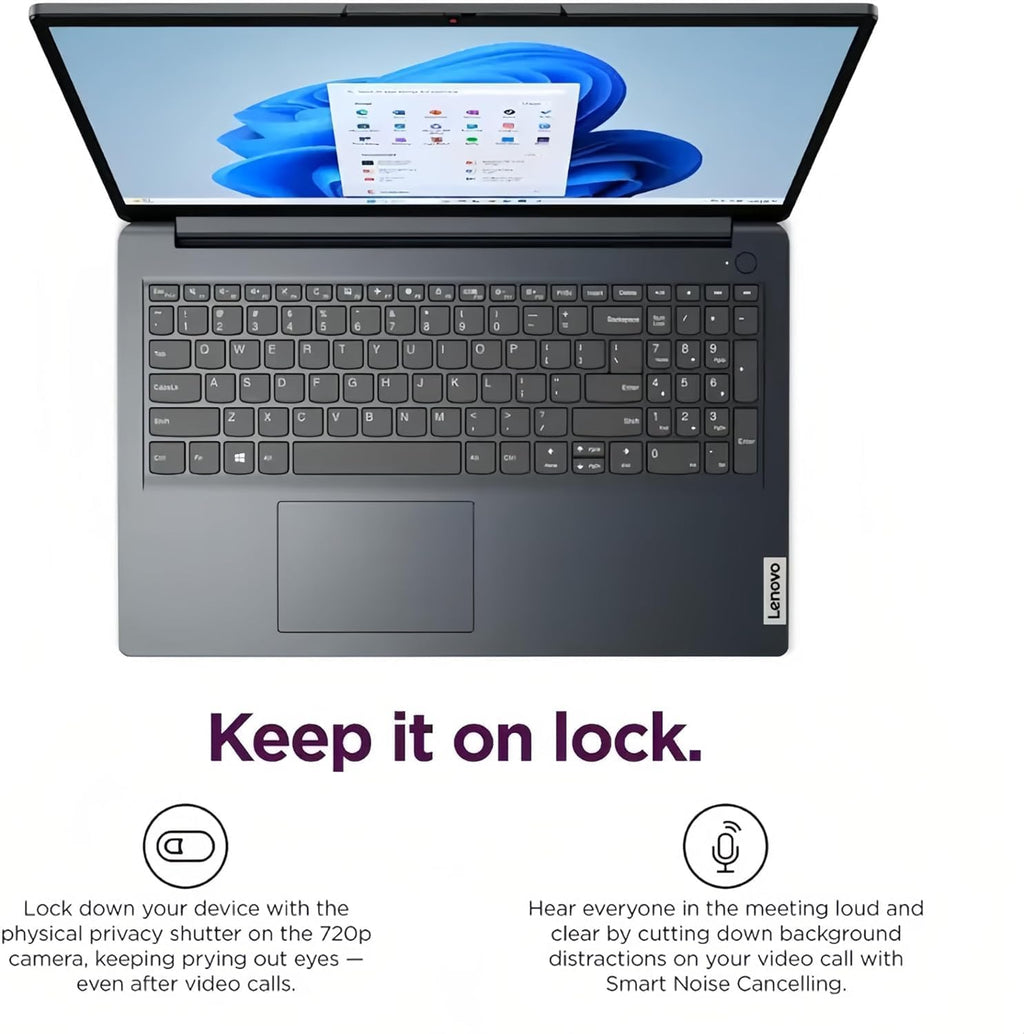 Lenovo IdeaPad 1i Laptop, 15.6' FHD Touchscreen, 13th Gen Intel Core i5-1335U Processor (Beats i7-1255U, Up to 4.6 GHz), 12GB RAM, 256GB SSD, Webcam, HDMI, Wi-Fi 6, Windows 11 Home, Blue, WOWPC USB