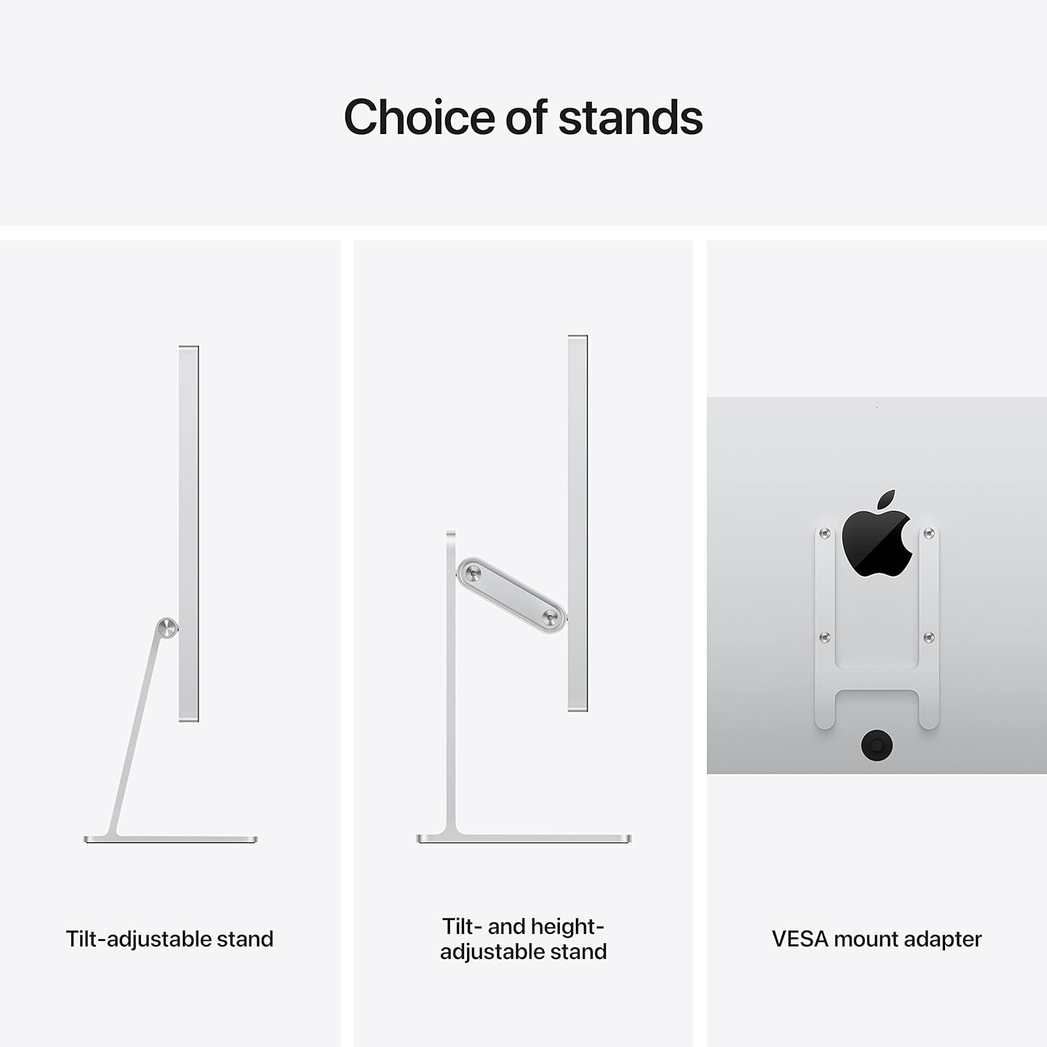 Apple Studio Display - Nano-Texture Glass - Tilt-Adjustable Stand with AppleCare+ (3 Years)