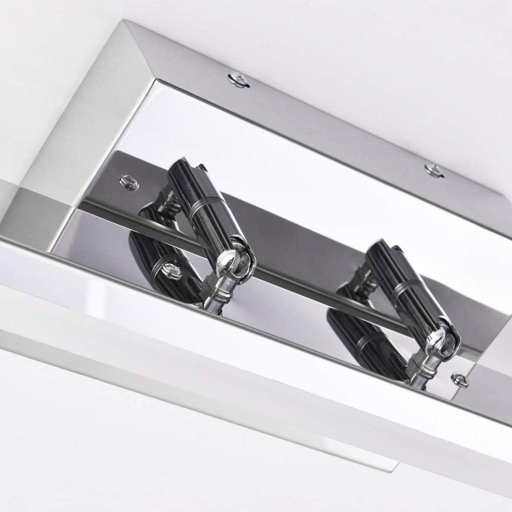 mirrea 36in Modern LED Vanity Light for Bathroom Lighting Dimmable 36w Chromed (Cold White 5000K)