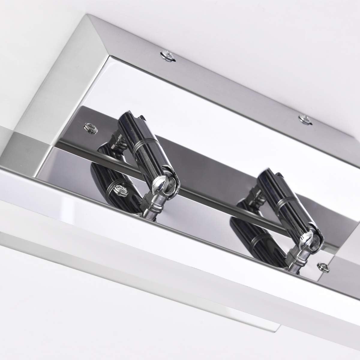mirrea 36in Modern LED Vanity Light for Bathroom Lighting Dimmable 36w Chromed (Cold White 5000K)