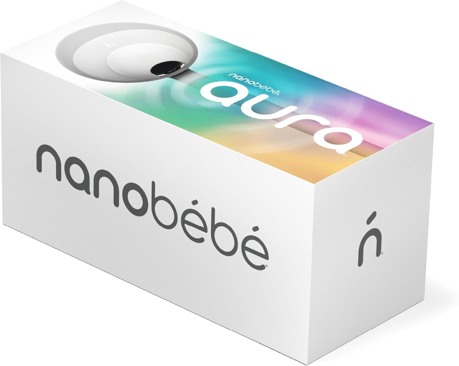 NANOBÉBÉ Smart Baby Monitor – Non-Wearable AI Breathing Monitor Motion Detection 1080p HD Camera with 360° Pan Tilt Two-Way Talk Sound Machine App Control, Night Vision