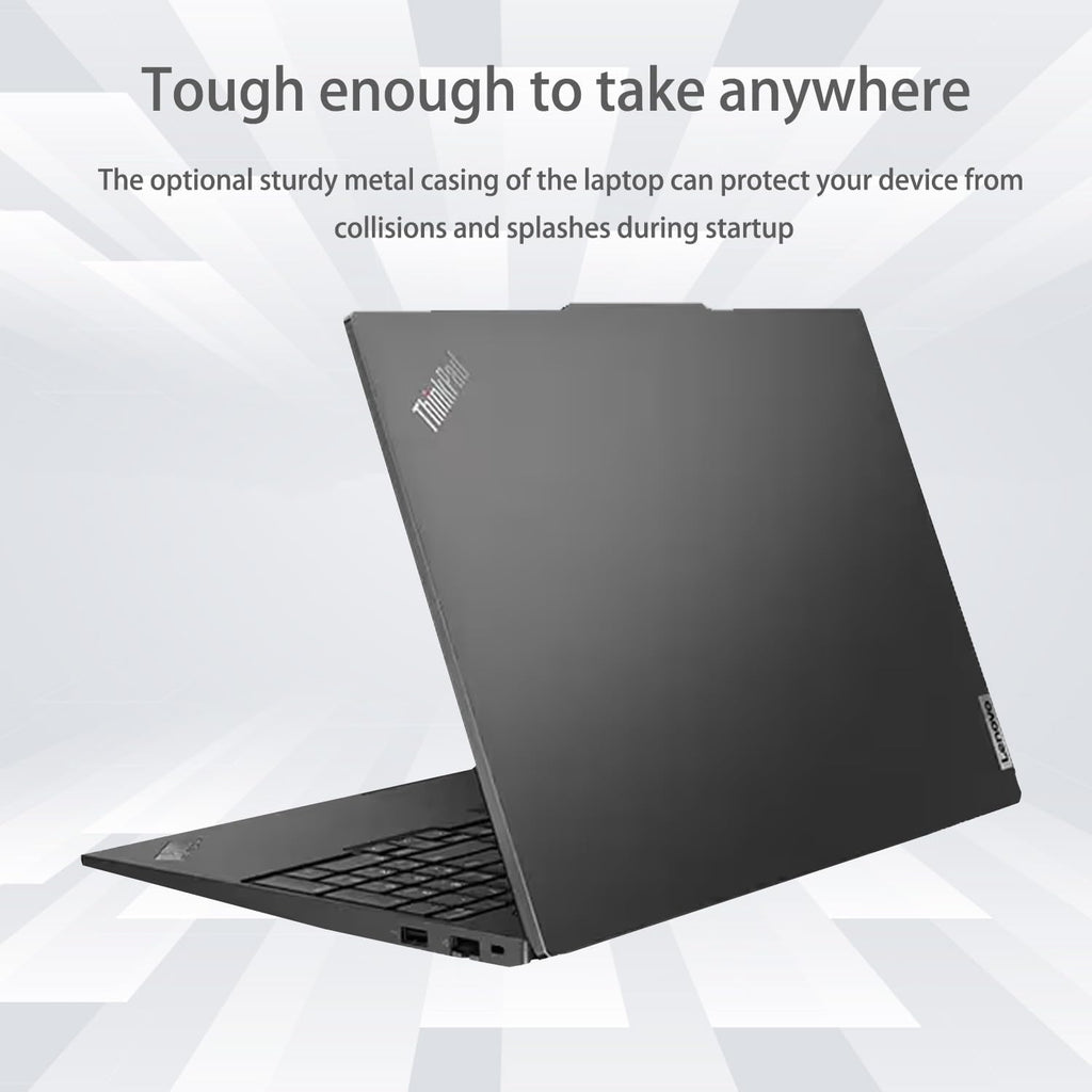 Lenovo ThinkPad E16 Business Laptop, 16' FHD+ Anti-Glare Display, Intel 13th Gen 10-Core i7-1355U, 24GB RAM, 1TB SSD, Fingerprint, Backlit Keyboard, Webcam, HDMI, Wi-Fi 6, Windows 11 Pro, Black